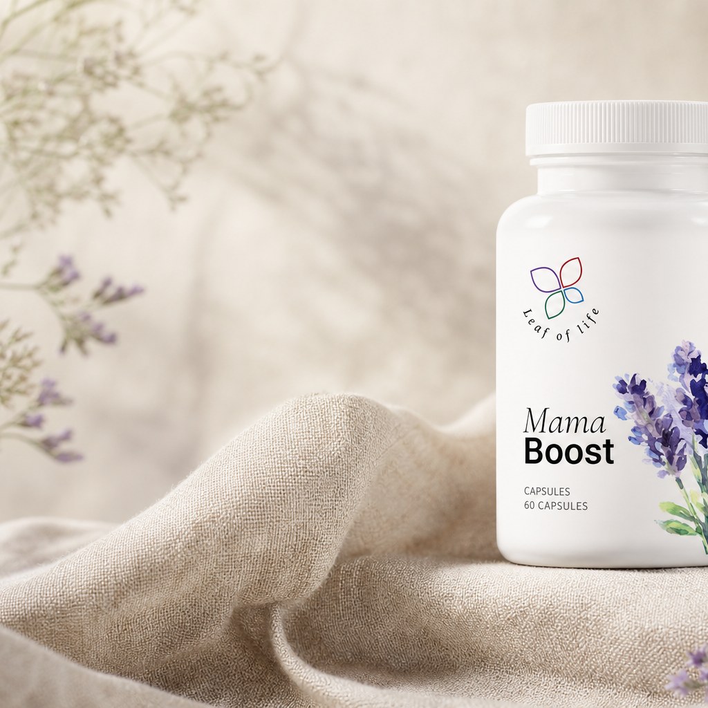 Mama Boost כמוסות — לתמיכה בהכנה והשראת לידה