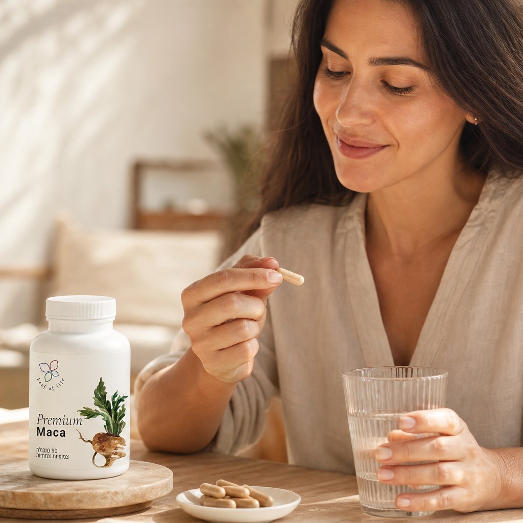 Maca כמוסות — אורח חיים טבעי