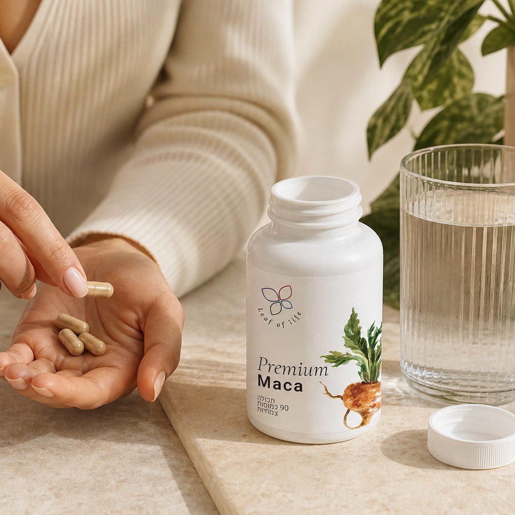 Maca כמוסות — הוראות שימוש